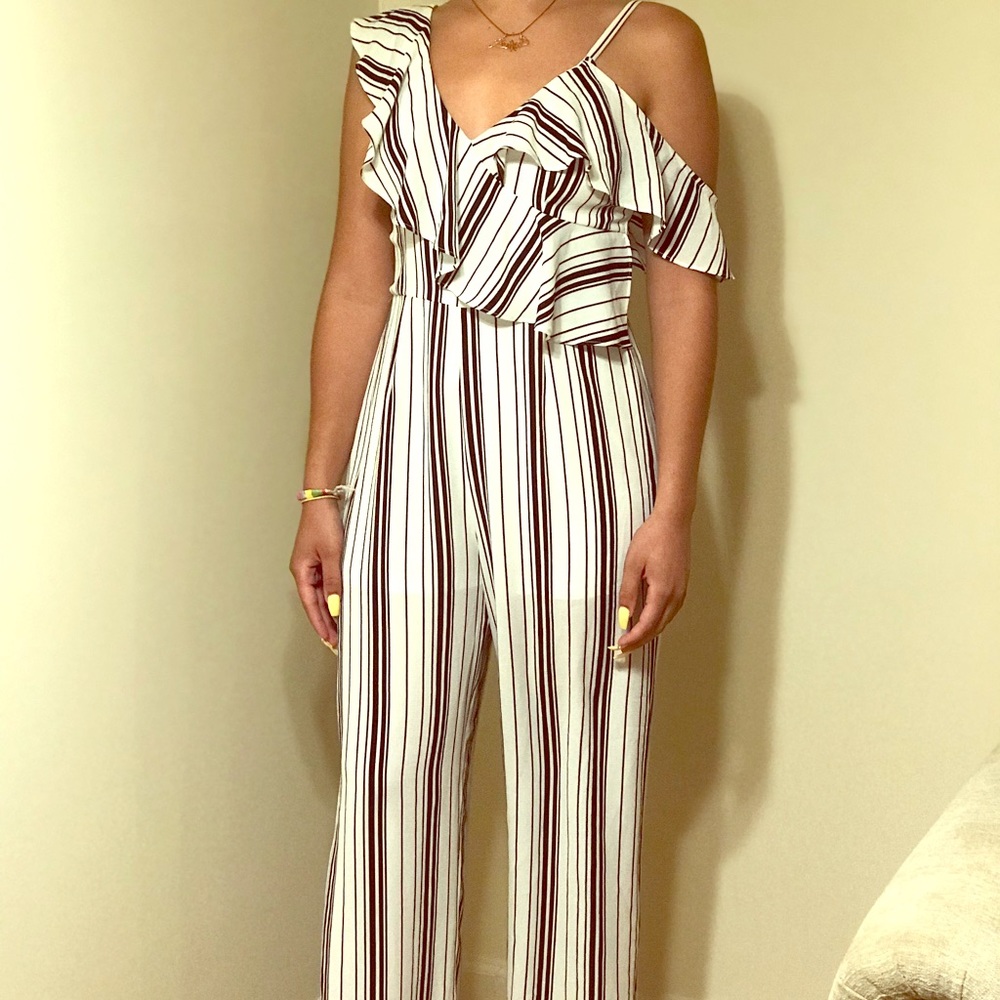 Striped romper